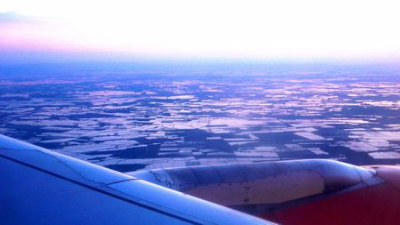 In aereo - Atterraggio a Malpensa