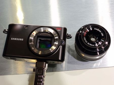 1 Samsung NX100 , a mirrorless interchangeable lens camera | Source |