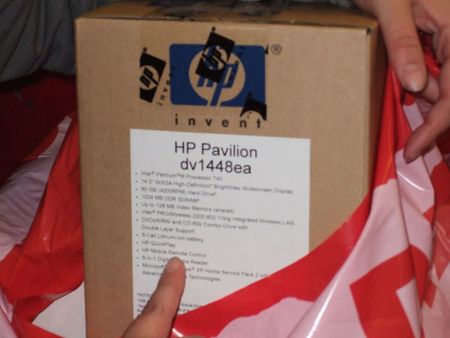 HP Pavillion computer box
