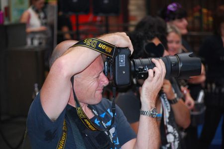 Photographer with Nikon D3s - Fashion on Location, Melbourne Central