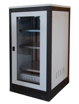 rack cabinet isolated