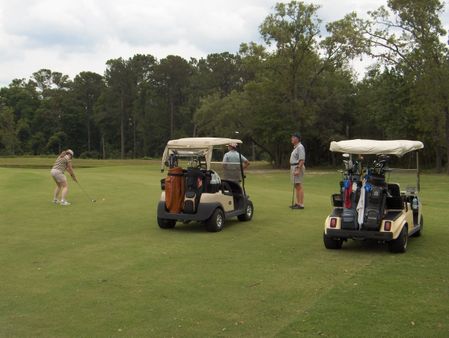 Golfing