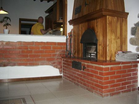 La cucina vista dal salotto