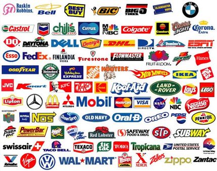 Varios logotipos de diversas marcas.
