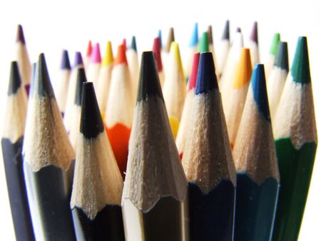 colored pencils