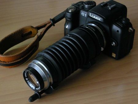 Lumix G1 Honda Wollensak 135mm DIY Tilt/Shift (aka "Snuffleupagus")