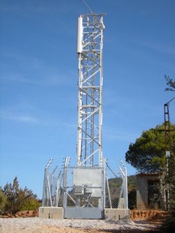 Antena telefonia movil de Huetos (Cifuentes, Guadalajara) | Source | D