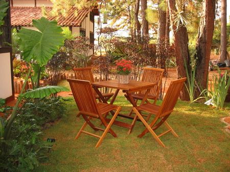 Jardim Secreto: Mesa para o chá...