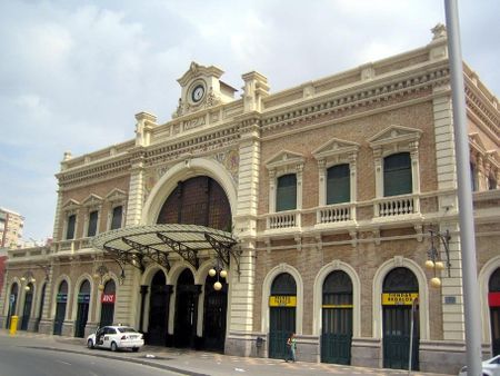 Train station of Cartagena (Spain). Estación de tren de Cartagena (E