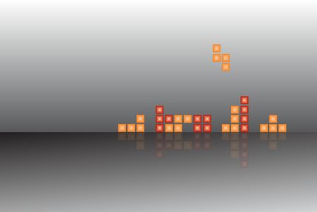 abstract tetris background