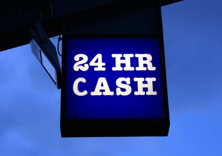 sign. 24 hr cash