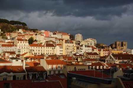 Vista di Lisbona dall'elevador de Santa Justa | Source | Date 2008-03