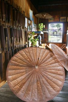 paper umbrellas