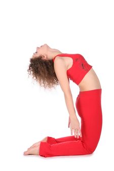 ralaxing yoga girl