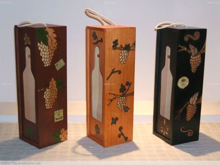 cajas de vino decoradas