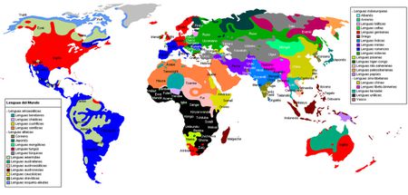 Mapa lingüístico del mundo | Source http://commons. wikimedia. org/w