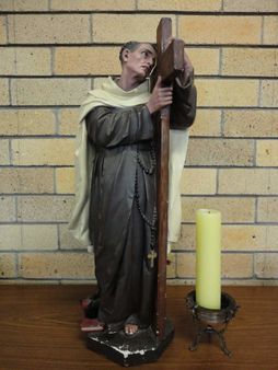 1 Statue of St. John of the Cross at Carmelite Monastery, Varroville,