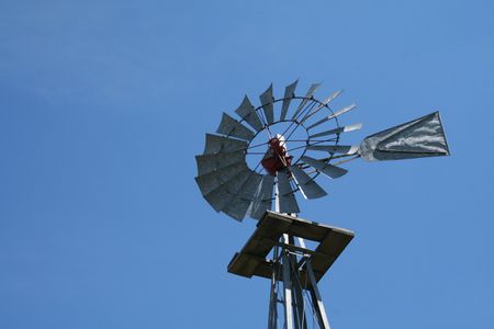 Galvanized Windmill
