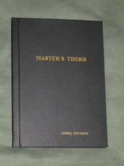 Master’s Thesis