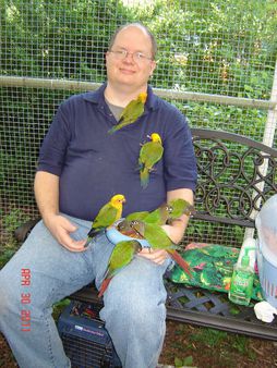 Me at Brightwood aviary 1