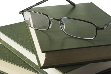 Books and glasses