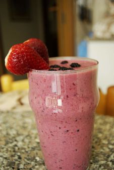Strawberry,Banana & Blackberry Smoothies