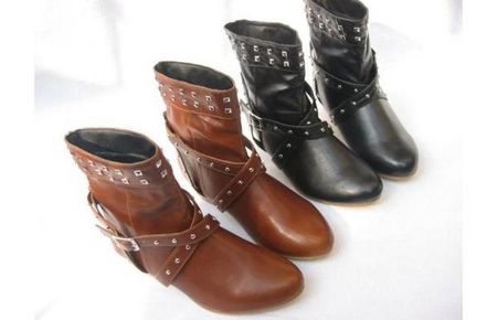 Botas cortas.