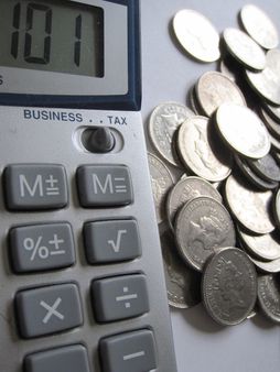 Calculator and Coins