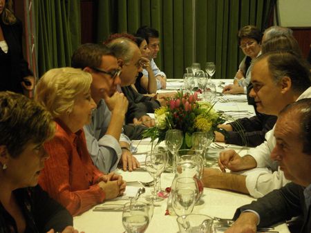 Cena delegación valenciana en el Congreso Nacional PP en Casa Valenci