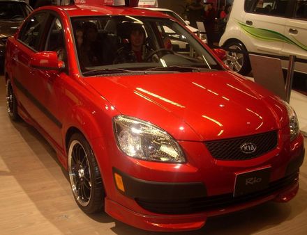 2009 en:Kia Rio | Kia Rio photographed at the 2009 en:Montreal Intern