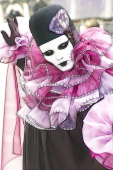 Pencile draw venice carnival mystery
