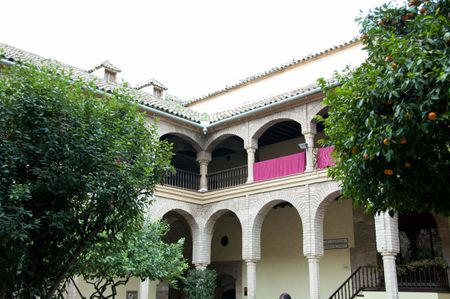 courtyard in the Barrio de la Juderia