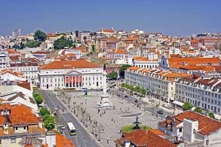 view at lisbon city