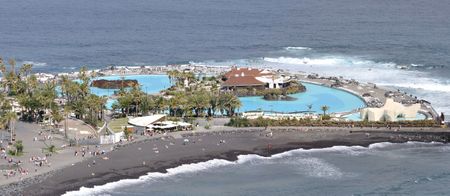 1 Water park Lago Martiánez with beach Playa Martiánez in Puerto de