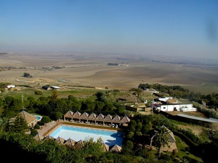Carmona parador, view from our room