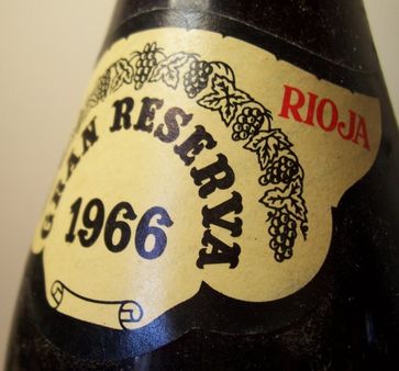 Monte Real Gran Reserva 1966 Rioja
