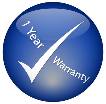 "1 Year Warranty" Button