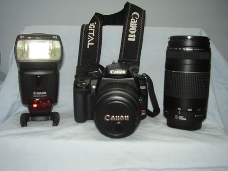 Canon digital Rebel XTi with Speedlite 430 EX