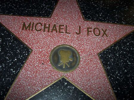 Michel J Fox on the Walk of Fame