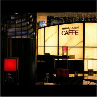 The ARMANI / DUBAI CAFFE @ The Dubai Mall, United Arab Emirates : WORL
