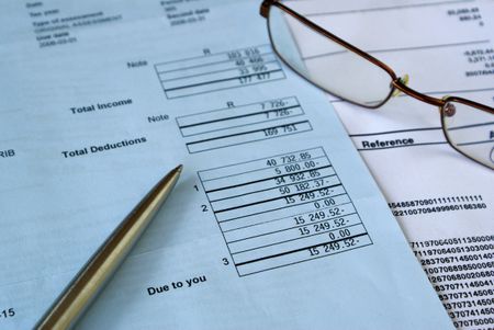 Analyzing tax assessment and credit card statement