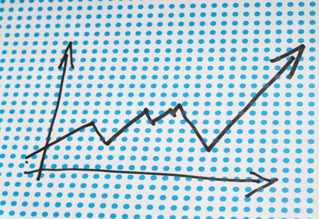 stock graph drawing