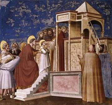 Presentation of the Virgin in the Temple, Cappella Scrovegni a Padova,