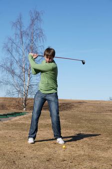 1 Golfer in Yyteri Golf Links. | Source | Author kallerna | Date 201