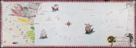 mappa del mondo di Narnia