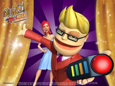 MR. Buzz, el presentador del videojuego