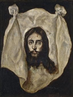 Santa Faz. Óleo sobre lienzo, 71 × 54 cm. Madrid, Museo del Prado.