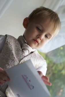 pageboy reading card