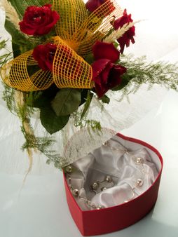 rose and gift