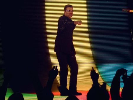 George Michael at his concert in Munich (Germany) on 30th October 2006